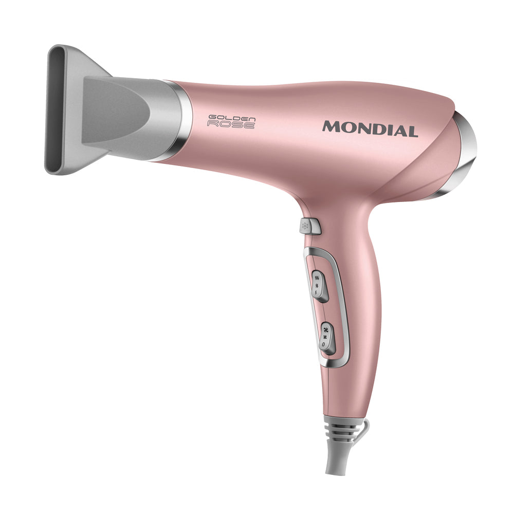 Secador De Cabelos Mondial Golden Rose Sc-32 Potencia 2000W Secador De Cabelos Mondial Golden Rose Sc-32 Potencia 2000W